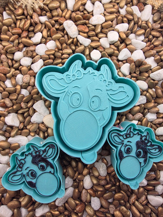  Bubble Cow Freshie Mold/ Vent Clips