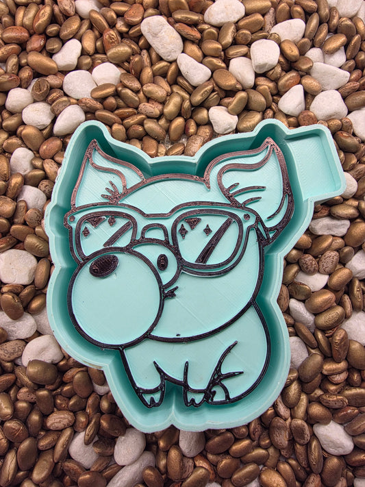 Bubble Pig Freshie Mold
