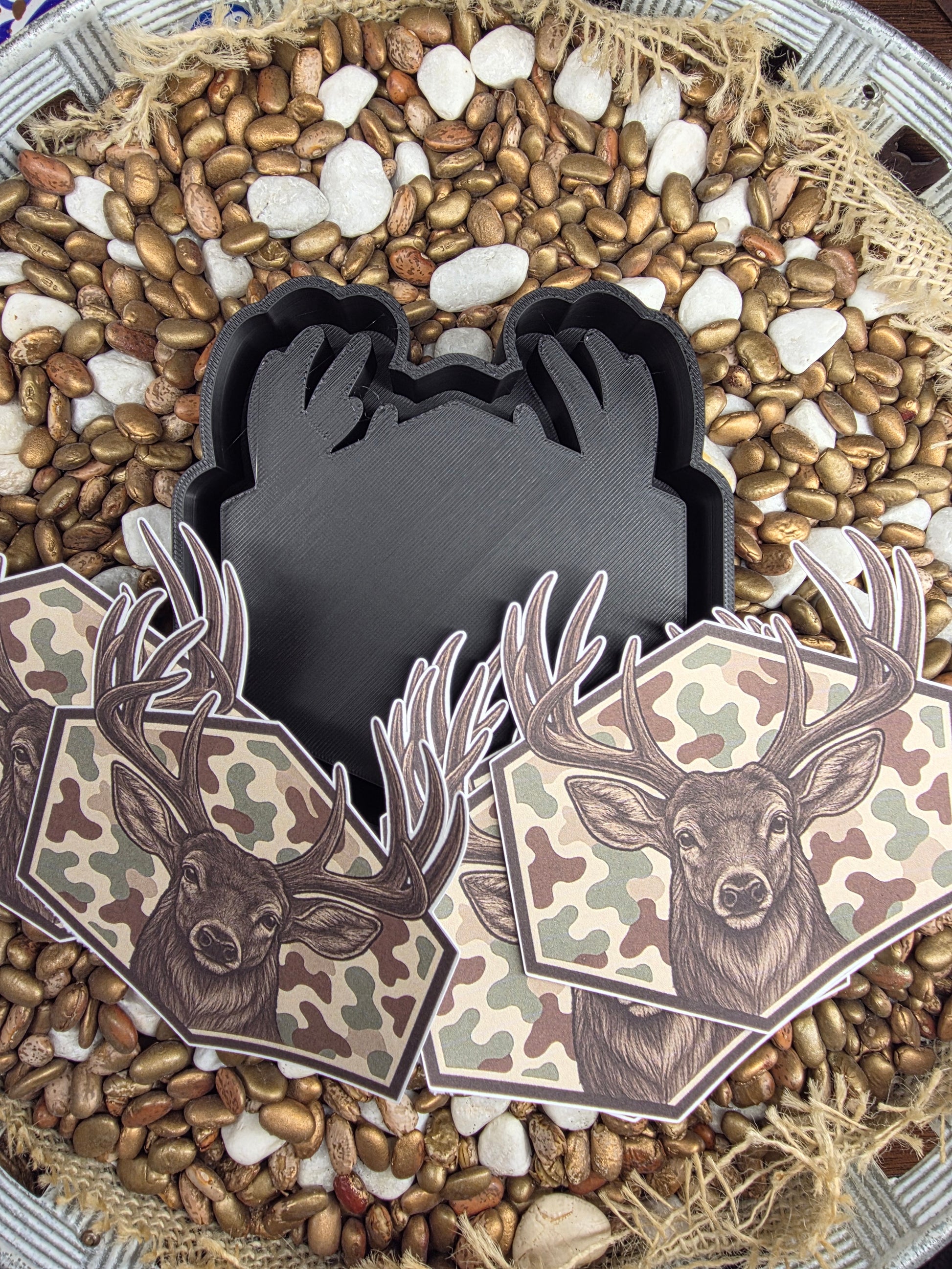 Buck Hunt Stock Freshie Mold