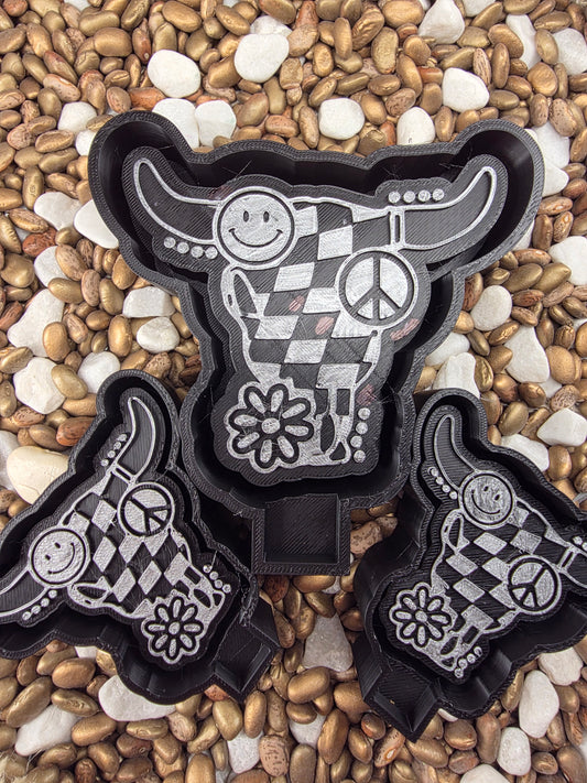 Bull Smiley Mold/Vent Clips