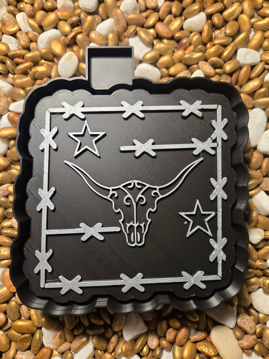  Bull barbed wire Freshie Mold