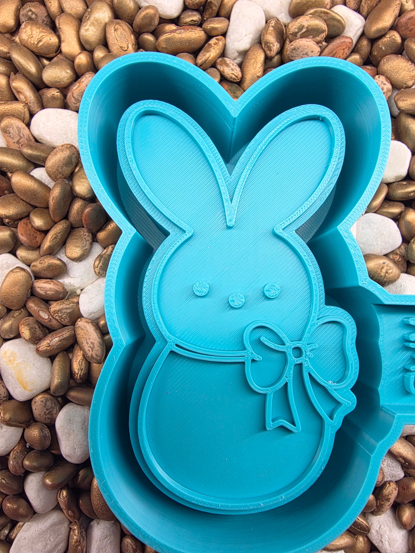   Bunny Bow Freshie Mold