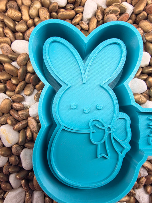   Bunny Bow Freshie Mold