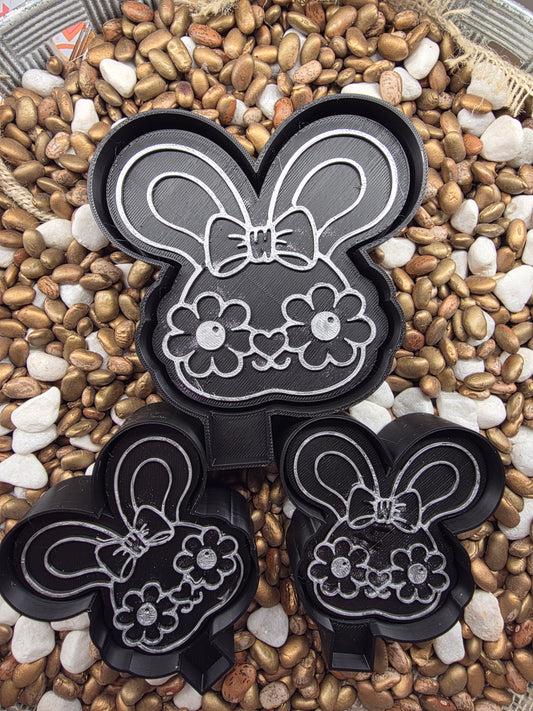 2687. Bunny Ears Freshie Mold/Vent