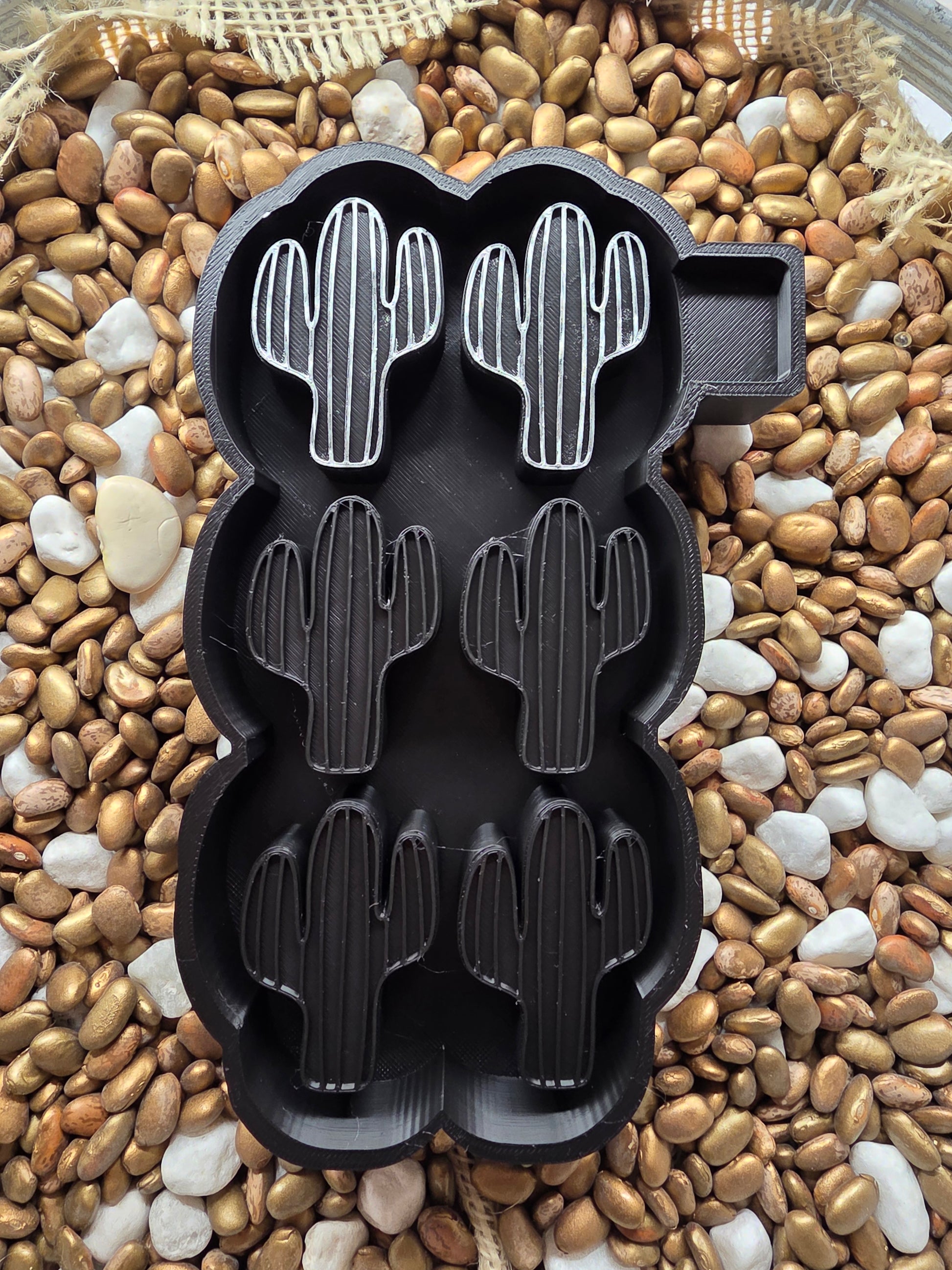 Cactus Wax Melt Mold 