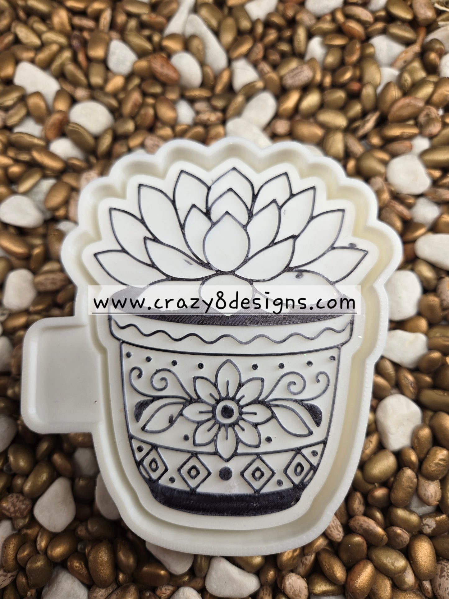 Cactus in Pot Freshie Mold