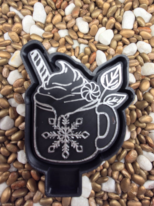 Candy Cane Mocha Freshie Mold
