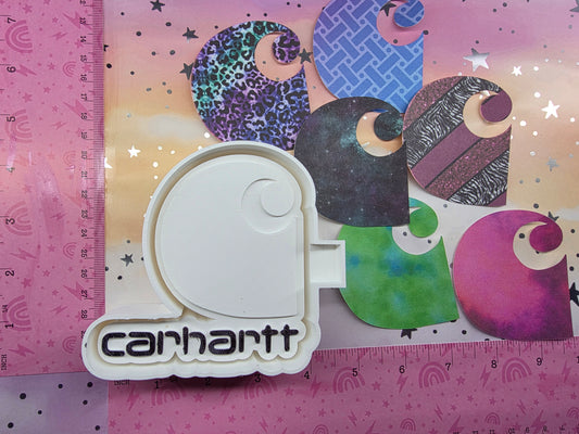 Car Heart Card Stock Freshie Mold