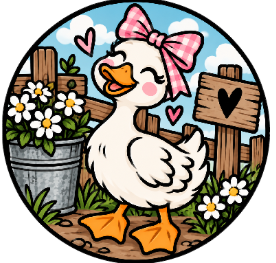 Round Cardstock Inserts -- Goose Collection