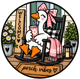 Round Cardstock Inserts -- Goose Collection