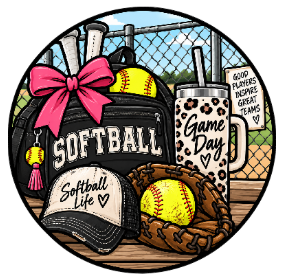 Round Cardstock Inserts -- Sports Collection