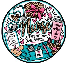Round Cardstock Inserts -- Nurse Collection