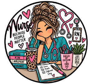Round Cardstock Inserts -- Nurse Collection