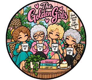 Round Cardstock Inserts -- TV Girls Collection