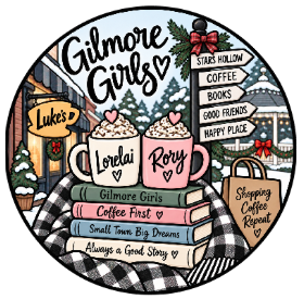Round Cardstock Inserts -- TV Girls Collection