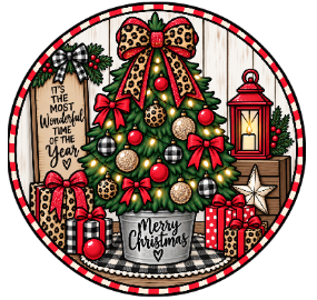 Round Cardstock Inserts -- Fall/Christmas Collection