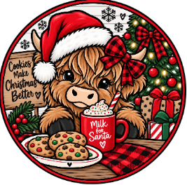 Round Cardstock Inserts -- Fall/Christmas Collection