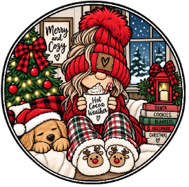 Round Cardstock Inserts -- Fall/Christmas Collection