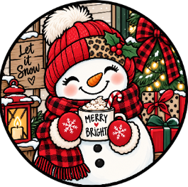 Round Cardstock Inserts -- Fall/Christmas Collection