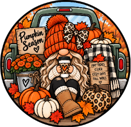 Round Cardstock Inserts -- Fall/Christmas Collection