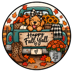 Round Cardstock Inserts -- Fall/Christmas Collection
