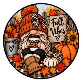 Round Cardstock Inserts -- Fall/Christmas Collection