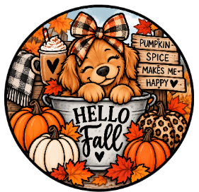 Round Cardstock Inserts -- Fall/Christmas Collection