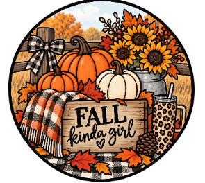 Round Cardstock Inserts -- Fall/Christmas Collection