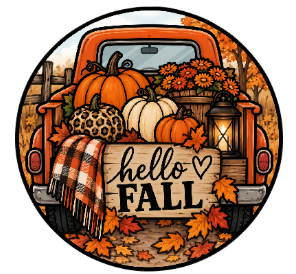 Round Cardstock Inserts -- Fall/Christmas Collection