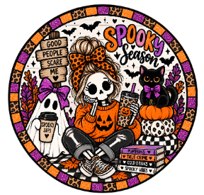 Round Cardstock Inserts -- Halloween Collection
