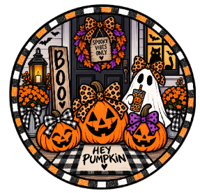 Round Cardstock Inserts -- Halloween Collection