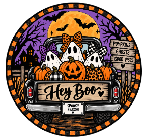 Round Cardstock Inserts -- Halloween Collection