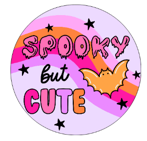 Round Cardstock Inserts -- Halloween Collection
