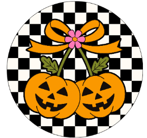 Round Cardstock Inserts -- Halloween Collection