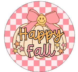 Round Cardstock Inserts -- Fall/Christmas Collection