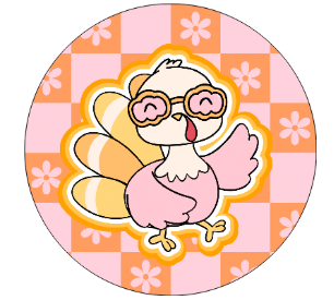 Round Cardstock Inserts -- Fall/Christmas Collection
