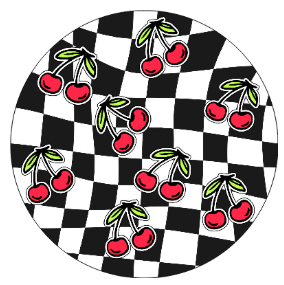 Round Cardstock Inserts --Cherry/ Shapes/Misc Collection