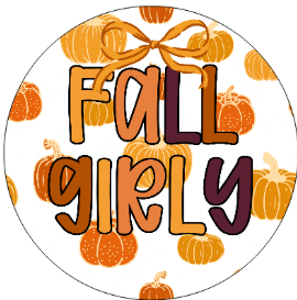 Round Cardstock Inserts -- Fall/Christmas Collection