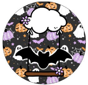 Round Cardstock Inserts -- Halloween Collection