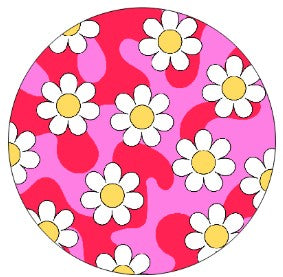 Round Cardstock Inserts -- Flower Collection