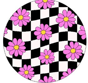 Round Cardstock Inserts -- Flower Collection