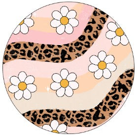Round Cardstock Inserts -- Flower Collection