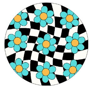 Round Cardstock Inserts -- Flower Collection