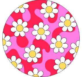 Round Cardstock Inserts -- Flower Collection