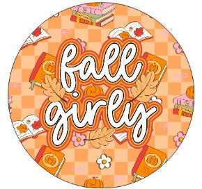 Round Cardstock Inserts -- Fall/Christmas Collection