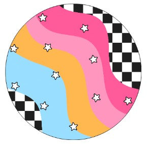 Round Cardstock Inserts --Cherry/ Shapes/Misc Collection