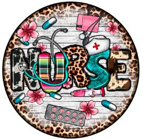 Round Cardstock Inserts -- Nurse Collection