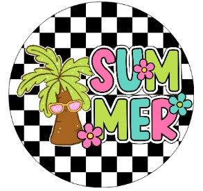 Round Cardstock Inserts --  Summer/Fun  Collection