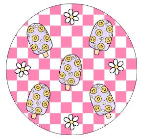 Round Cardstock Inserts --Cherry/ Shapes/Misc Collection