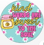 Round Cardstock Inserts --  Summer/Fun  Collection